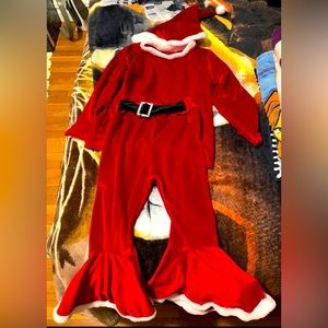 MiaBelleGirls Santa Flare bottom outfit!